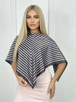 K13579 Платок (90/90см шелк) МУЛЬТИЦВЕТ_03