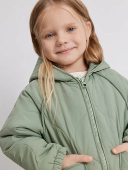 ACOOLA / Куртка детская для девочек Macchiato хаки  фото 5