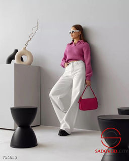 Джинсы трубы стрейч женские