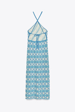 KNIT HALTER DRESS - Zara фото 11