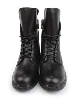 04-M3-830 BLACK Ботинки зимние женские (натуральная кожа, натуральный мех) - Фабричный китай фото 7