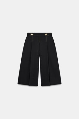 LONG BERMUDA SHORTS WITH CONTRAST STITCHING - Zara фото 5