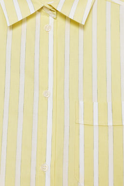 STRIPED PYJAMA SHIRT - Zara фото 7