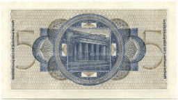 Банкнота 5 рейхсмарок 1940 года Германия (Для оккупированных территорий)