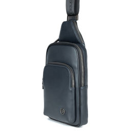Мужская кожаная сумка-слинг