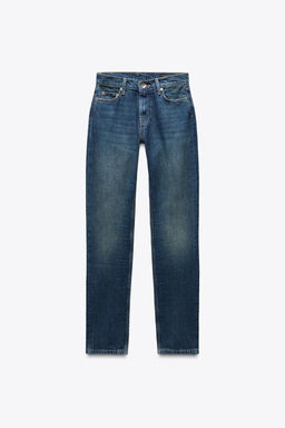 ZW COLLECTION STRAIGHT LOW-RISE JEANS - Zara фото 6