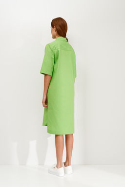 Платье-рубашка салатового цвета Fiona (Цвет: Салатовый) - Morozov Amavie фото 5