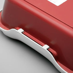 Туалет с бортом Бэлла, 37 х 27 х 11,5 см, красный - Пижон фото 4