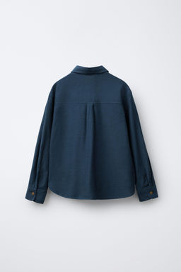 FLANNEL SHIRT WITH POCKET - Zara фото 2