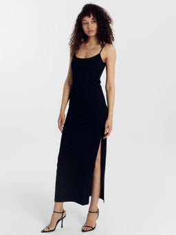 Сарафан женский макси в черном цвете черный 152633 - Mark formelle фото 5