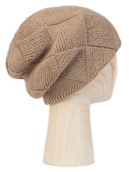 Шапка жен. шерсть+акр LB-BR55029 beige - Labbra фото 2