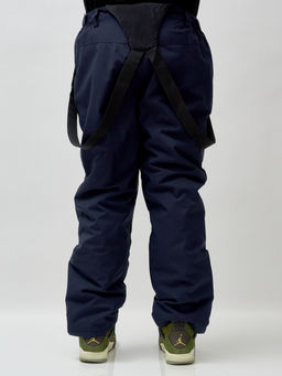 Горнолыжный костюм мужской зимний темно-синего цвета 370TS - Leifensh фото 28