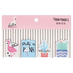 Набор закладок магнитных для книг 4 штуки Ассорти МИКС CALLIGRATA  фото 2