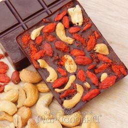 Шоколад тёмный Годжи, жареный кешью и чили - Мариславна фото 2