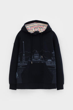 Джемпер Very Neat ЕВТ 3193 из трикотажа интерлок индиго  фото 5