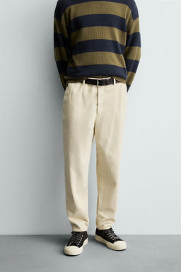 CARROT FIT CORDUROY TROUSERS - Zara фото 2