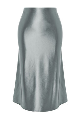 TRENDYOLMILLA Indigo Saten A Kesim/Can Form Midi Orme Etek TWOAW24ET00088 фото 2