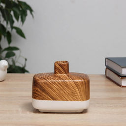 Ваза Теа, 8?11?9.5 см, керамика, белая, коричневая