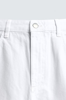 JEANS TAPERED WIDE FIT / Blanco - Zara фото 9