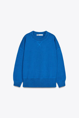 PLAIN KNIT SWEATSHIRT - Zara фото 10