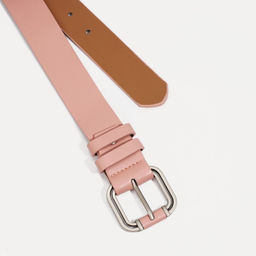 Ремень женский, ширина 3.5 см, винт, пряжка металл, цвет розовый - Simaland фото 2