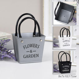 Кашпо пластик 10х9 см / S-908 /уп 300/ - Галеонтрейд фото 2