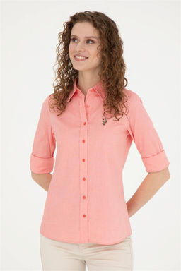 Женская базовая рубашка RED с длинным рукавом - U.s. polo assn фото 3