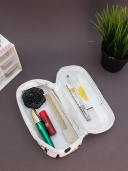 Пенал-косметичка "Funny animals", white (20*12*6.5 см)