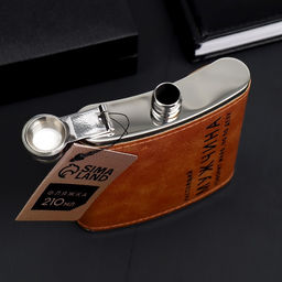 Фляжка Настоящий мужчина, 210 мл