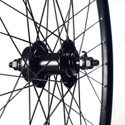 Колесо велосипедное 26" переднее, алюминий, диск 6-болт, с гайками