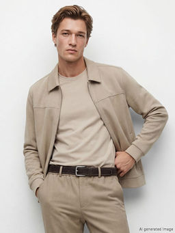 Deri G?r?n?ml? Dekoratif Diki?li Erkek Kemer