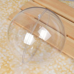 Ёлочный шар заготовка, раздельные части «Шар», диаметр собранного 18 см