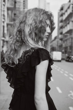 Top de lyocell con volantes - H&m фото 6