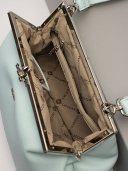 LACCOMA сумка Фиона-Ф826-голубой эко кожа хлопок  фото 4