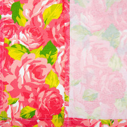 "Нежные эмоции" Шторы для кухни, 2шт 148х160см, на шторной ленте, хлопок "Премиум" 186г/м2, "Домашняя мода" (Россия)