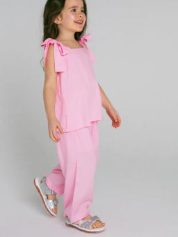 PlayToday / Полукомбинезон текстильный для девочек  фото 2