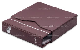 Aльбом для монет с 5 листами и защитным шубером формат Numis Красный LEUCHTTURM 338789