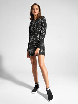 CONTE Платье с вискозой премиального качества LPL 1044 black-moon grey - Conte elegant фото 2