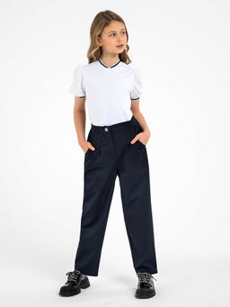 школьные брюки для девочки Mooriposh, модель 0442  фото 3
