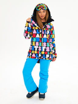 Женская горнолыжная сноубордическая куртка Alpha Endless Ultra Chaleur SNB 423/316_7 Разноцветный  фото 27
