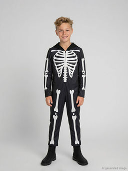 ?skelet Bask?l? Erkek ?ocuk Kost?m