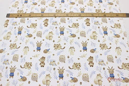 Фланель Лесной переполох, ш.0.95м, хлопок-100%, 160гр/м.кв - Купава фото 4