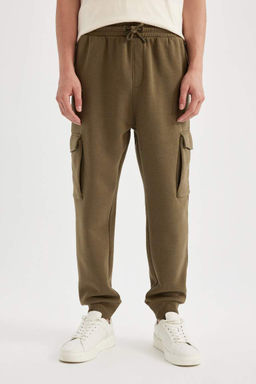 Спортивные штаны с эластичными штанинами и карманами-карго стандартного кроя - Defacto фото 3