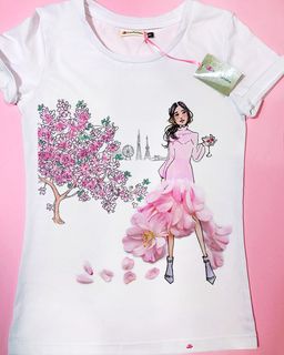 Эксклюзивная футболка Yana Pletneva упаковка плотный Zip пакет!