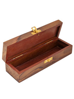 Шкатулка (дерево) резная Сучок 20х6х5см №Шк56 2шт/уп - Ганг фото 4