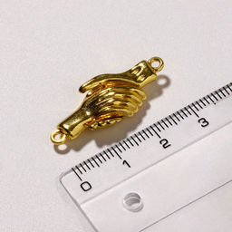 Замок магнитный Руки (набор 2 шт.), цвет золото