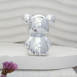 Фигурка Мишка 3,3 см / S-3117 /уп 20/100/500/1000/серебро