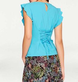 Блузка, бирюзовая - Ashley brooke фото 3