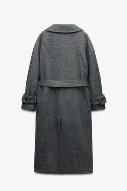 ZW COLLECTION WOOL BLEND COAT - Zara фото 5
