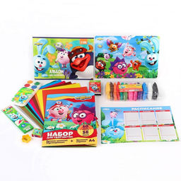 Подарочный канцелярский набор, 8 предметов, «Смешарики»